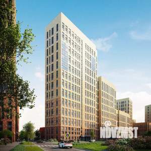 2-к квартира, строящийся дом, 60м2, 3/25 этаж