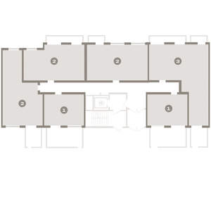 1-к квартира, вторичка, 54м2, 2/16 этаж