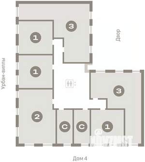 1-к квартира, вторичка, 46м2, 4/7 этаж