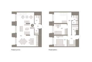 2-к квартира, вторичка, 113м2, 24/24 этаж