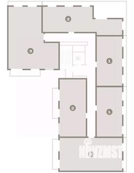 1-к квартира, вторичка, 57м2, 8/9 этаж