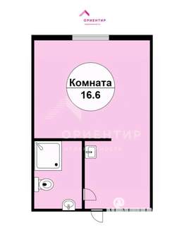 Студия квартира, вторичка, 17м2, 1/3 этаж