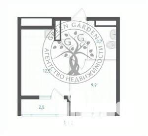 1-к квартира, вторичка, 31м2, 14/20 этаж