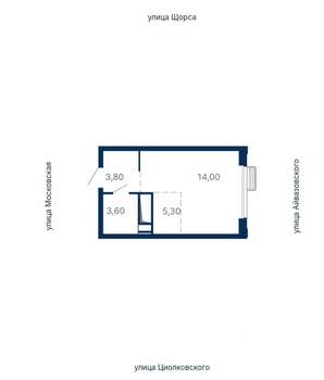 Студия квартира, вторичка, 27м2, 7/33 этаж