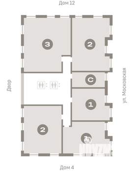 1-к квартира, вторичка, 48м2, 11/16 этаж