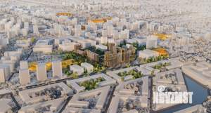 1-к квартира, строящийся дом, 35м2, 11/24 этаж
