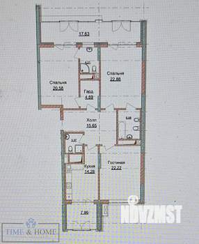3-к квартира, вторичка, 126м2, 4/28 этаж