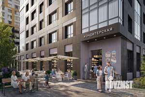 1-к квартира, строящийся дом, 41м2, 3/30 этаж