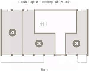 3-к квартира, сданный дом, 144м2, 1/16 этаж