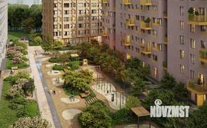 2-к квартира, строящийся дом, 58м2, 20/25 этаж