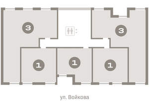 1-к квартира, вторичка, 40м2, 3/8 этаж