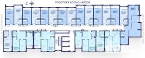 3-к квартира, вторичка, 70м2, 22/27 этаж