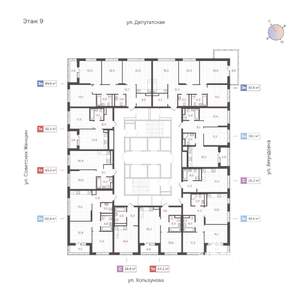 Студия квартира, вторичка, 26м2, 9/31 этаж