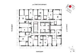 3-к квартира, вторичка, 86м2, 14/30 этаж