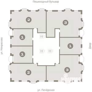 3-к квартира, вторичка, 121м2, 15/24 этаж