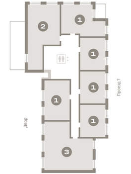 2-к квартира, вторичка, 96м2, 9/9 этаж