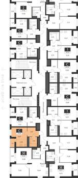 Студия квартира, строящийся дом, 24м2, 15/31 этаж