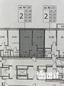 2-к квартира, вторичка, 42м2, 5/11 этаж
