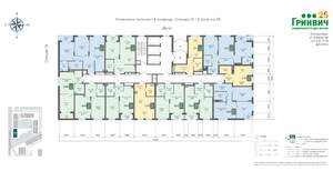 2-к квартира, вторичка, 64м2, 2/25 этаж