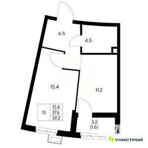 1-к квартира, вторичка, 39м2, 8/31 этаж