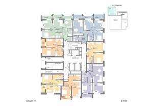 2-к квартира, вторичка, 80м2, 3/25 этаж