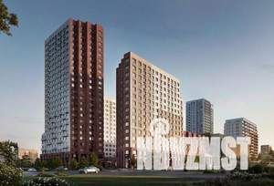 2-к квартира, строящийся дом, 39м2, 2/24 этаж