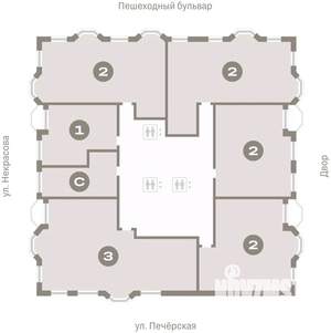 3-к квартира, вторичка, 128м2, 8/24 этаж