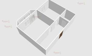 1-к квартира, вторичка, 45м2, 3/8 этаж