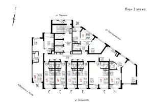 Студия квартира, строящийся дом, 23м2, 3/25 этаж