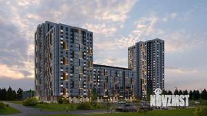 1-к квартира, строящийся дом, 36м2, 2/9 этаж