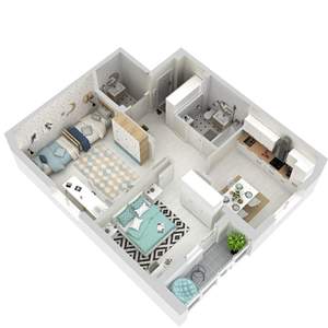 2-к квартира, вторичка, 61м2, 25/25 этаж