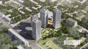 2-к квартира, строящийся дом, 57м2, 2/30 этаж