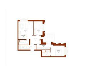 3-к квартира, вторичка, 84м2, 18/29 этаж