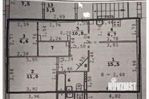 3-к квартира, вторичка, 56м2, 1/5 этаж