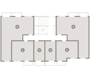 3-к квартира, вторичка, 87м2, 4/16 этаж