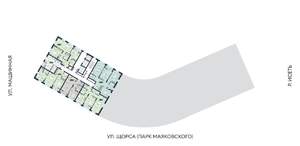 2-к квартира, вторичка, 73м2, 25/31 этаж