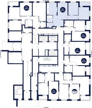 3-к квартира, сданный дом, 71м2, 1/21 этаж
