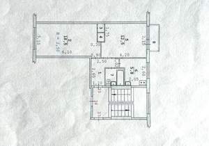 2-к квартира, вторичка, 45м2, 3/5 этаж