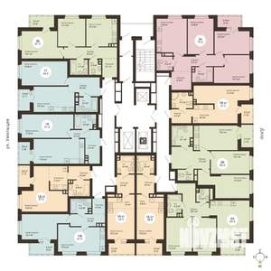 2-к квартира, сданный дом, 66м2, 5/25 этаж