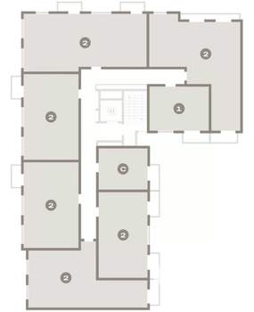 2-к квартира, вторичка, 56м2, 7/9 этаж