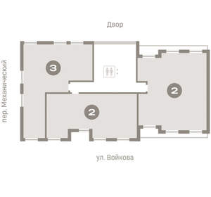 2-к квартира, вторичка, 118м2, 6/7 этаж