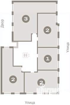 2-к квартира, вторичка, 65м2, 3/7 этаж