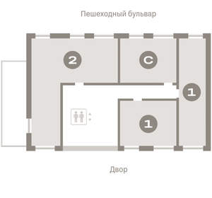 2-к квартира, вторичка, 101м2, 9/9 этаж