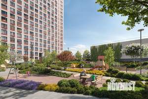 2-к квартира, строящийся дом, 57м2, 16/28 этаж
