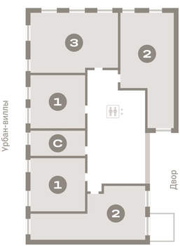 2-к квартира, вторичка, 75м2, 2/16 этаж