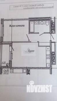 1-к квартира, вторичка, 44м2, 3/17 этаж