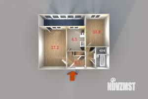 2-к квартира, вторичка, 47м2, 16/16 этаж