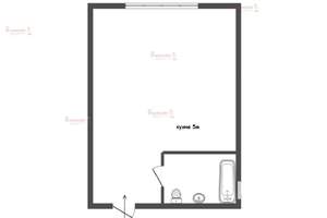 Студия квартира, вторичка, 19м2, 1/25 этаж