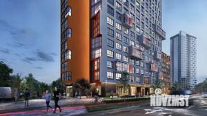 1-к квартира, строящийся дом, 38м2, 11/25 этаж