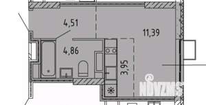 Студия квартира, вторичка, 25м2, 4/32 этаж